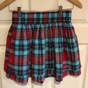 Plaid Hollister skirt